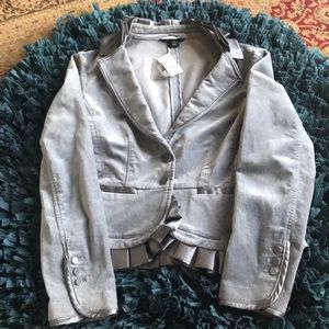 White House Black Market Velvet Blazer